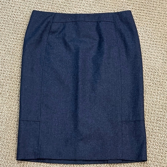 Chado Ralph Rucci Gray Cashmere Pencil Skirt size 10 - Picture 1 of 16